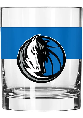 Dallas Mavericks 14oz Colorblock Rock Glass - White