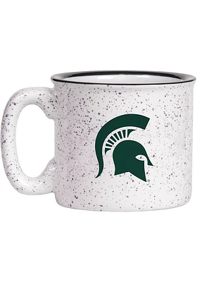 Michigan State Spartans Campfire Ceramic Mug - Green