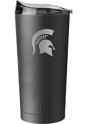 Logo Brands Michigan State Spartans 20oz Powder Coat Stainless Steel Tumbler