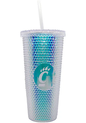 Cincinnati Bearcats 24oz Iridescent Straw Tumbler