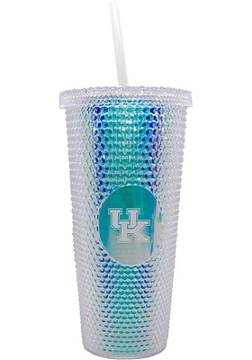 Kentucky Wildcats 24oz Iridescent Straw Tumbler