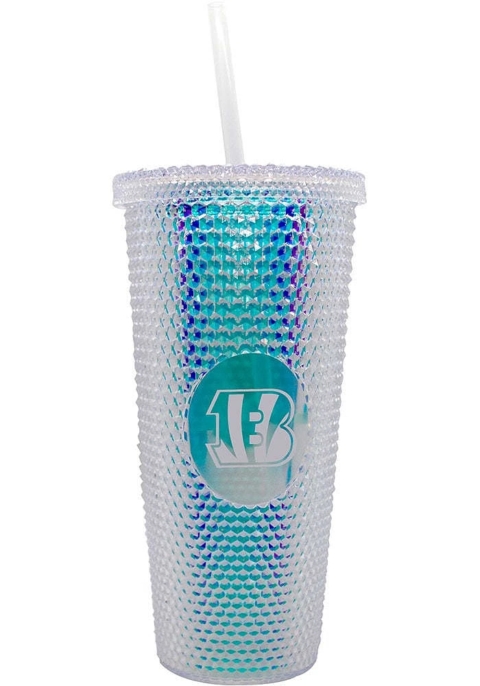 Cincinnati Bengals 24oz Iridescent Straw Tumbler