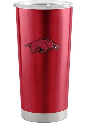 Logo Brands Arkansas Razorbacks 20oz Gameday Stainless Tumbler Stainless Steel Tumbler - Red