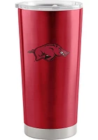 Logo Brands Arkansas Razorbacks 20oz Gameday Stainless Tumbler Stainless Steel Tumbler - Red