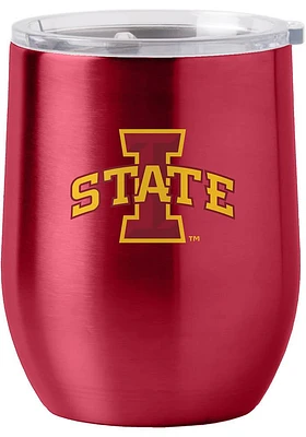 Iowa State Cyclones 16oz Gameday Stainless Curved Beverage Stainless Steel Stemless - Red