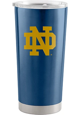 Logo Brands Notre Dame Fighting Irish 20oz Gameday Stainless Tumbler Stainless Steel Tumbler - Blu..