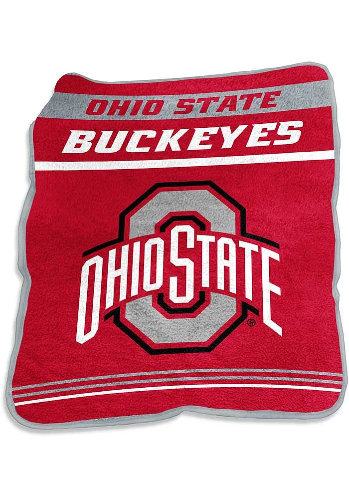 Ohio State Buckeyes Gameday Raschel Throw Raschel Blanket