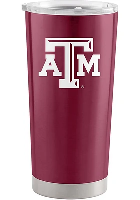 Logo Brands Texas A&M Aggies 20oz Gameday Stainless Tumbler Stainless Steel Tumbler - Red
