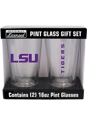 LSU Tigers 16oz Gameday Pint Glass - Purple