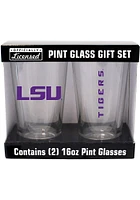 LSU Tigers 16oz Gameday Pint Glass - Purple