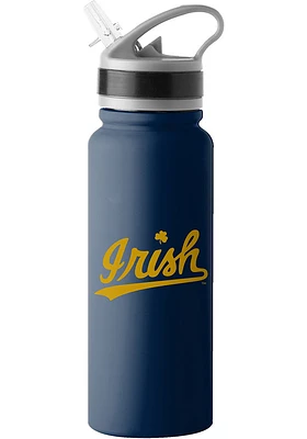 Notre Dame Fighting Irish 25oz Logo SS Single Wall Stainless Steel Bottle - Blue