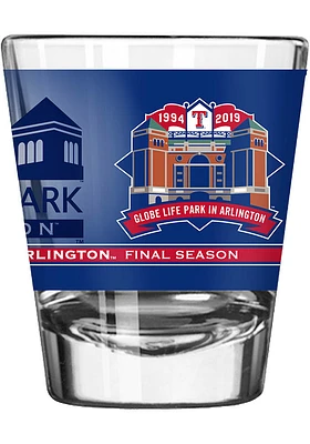 Texas Rangers 2oz GLP 19 Sublimated Shot Glass