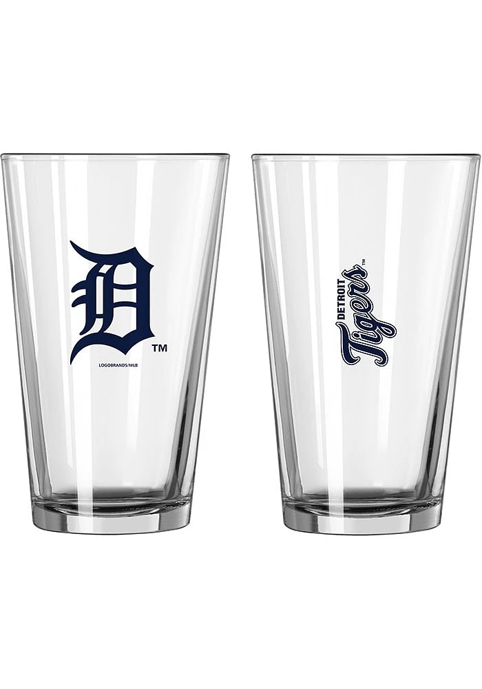 Detroit Tigers 16oz Gameday Pint Glass Pint Glass - Blue