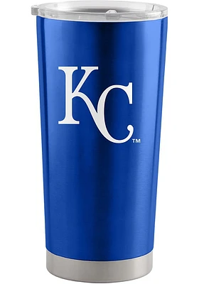 Logo Brands Kansas City Royals 20oz Gameday SS Tumbler Stainless Steel Tumbler - Blue