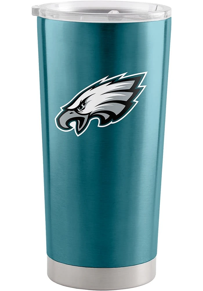 Logo Brands Philadelphia Eagles 20oz Gameday SS Tumbler Stainless Steel Tumbler - Midnight Green