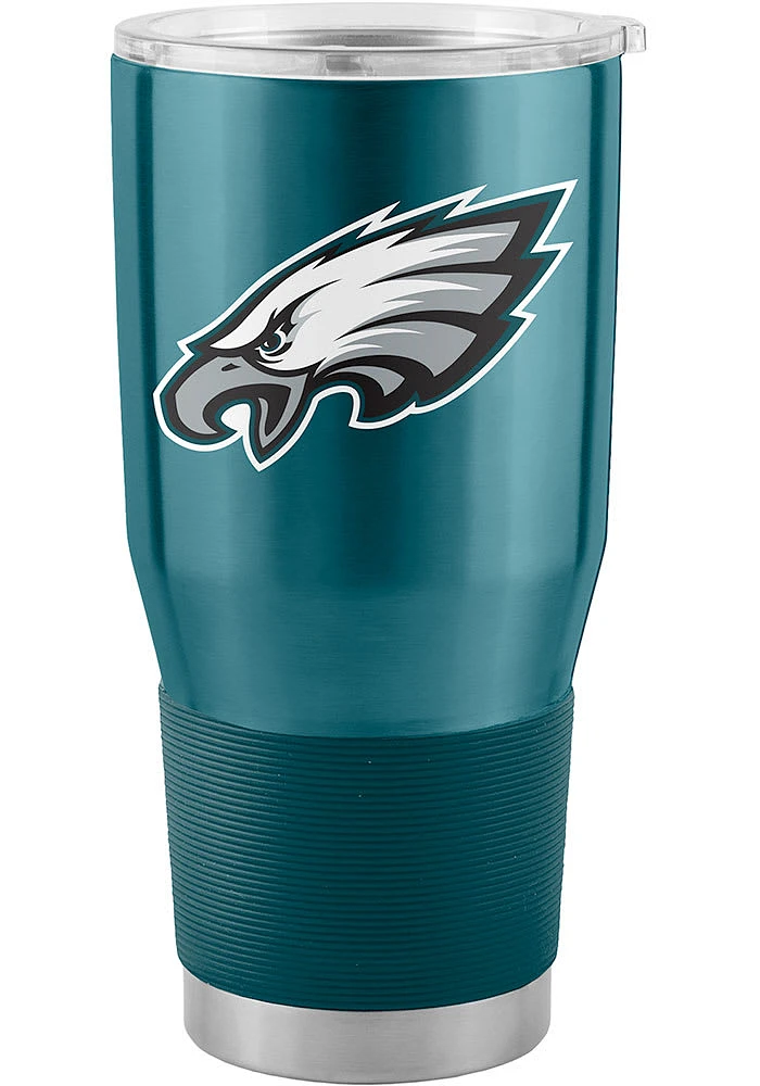 Logo Brands Philadelphia Eagles 30oz Gameday SS Tumbler Stainless Steel Tumbler - Midnight Green