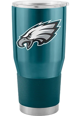 Logo Brands Philadelphia Eagles 30oz Gameday SS Tumbler Stainless Steel Tumbler - Midnight Green