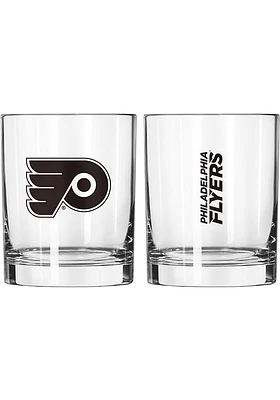 Philadelphia Flyers 14oz Gameday Rocks Glass Rock Glass - Black