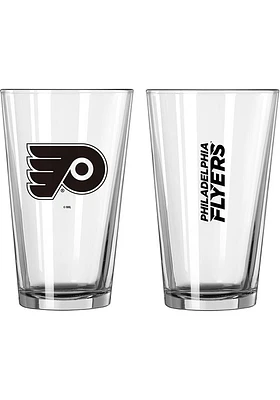 Philadelphia Flyers 16oz Gameday Pint Glass Pint Glass - Black