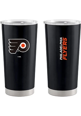 Logo Brands Philadelphia Flyers 20oz Gameday SS Tumbler Stainless Steel Tumbler - Black