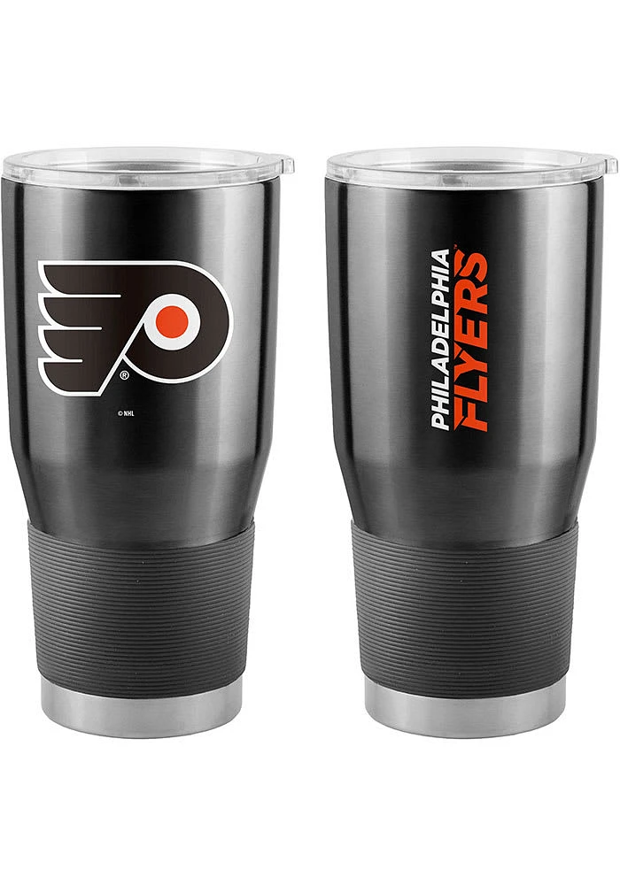 Logo Brands Philadelphia Flyers 30oz Gameday SS Tumbler Stainless Steel Tumbler - Black