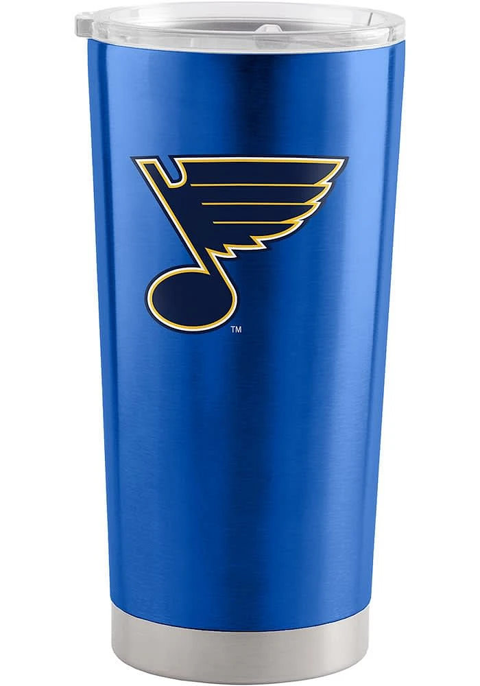 Logo Brands St Louis Blues 20oz Gameday SS Tumbler Stainless Steel Tumbler - Blue