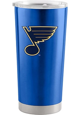 Logo Brands St Louis Blues 20oz Gameday SS Tumbler Stainless Steel Tumbler - Blue