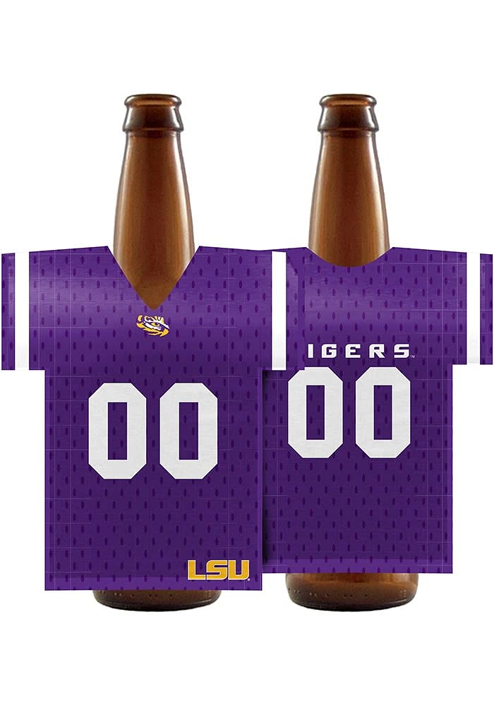 Logo Brands LSU Tigers Jersey Bottle Coolie
