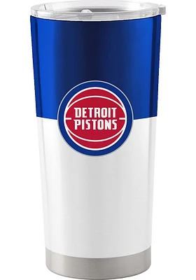 Logo Brands Detroit Pistons 20oz Colorblock Stainless Steel Tumbler - Blue