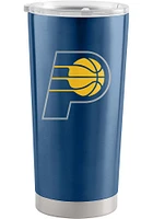 Logo Brands Indiana Pacers 20oz Curved Gameday Stainless Steel Tumbler - Navy Blue