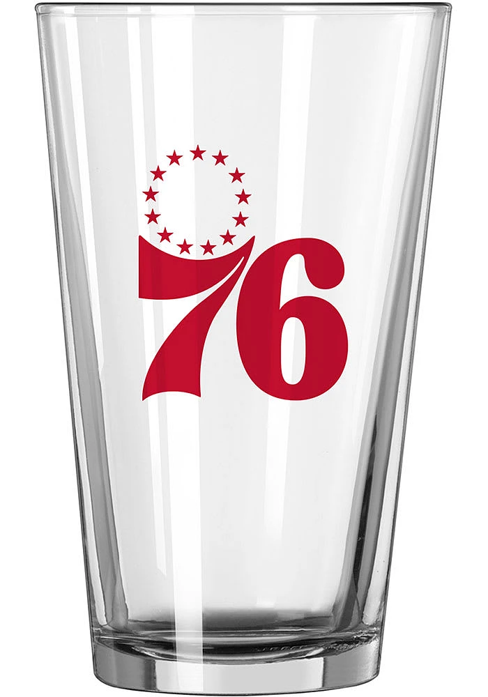 Philadelphia 76ers 16oz Gameday Pint Glass - Red