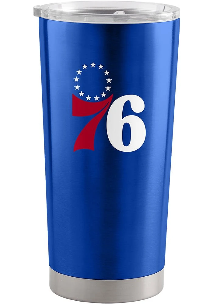 Logo Brands Philadelphia 76ers 20oz Gameday Stainless Steel Tumbler - Blue