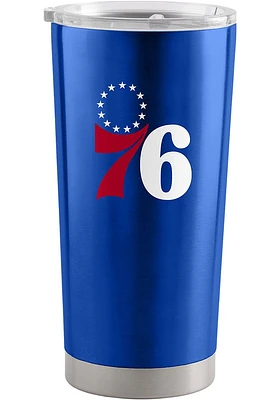 Logo Brands Philadelphia 76ers 20oz Gameday Stainless Steel Tumbler - Blue
