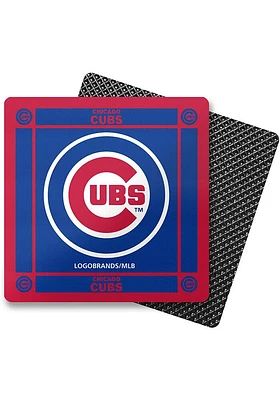 Chicago Cubs 4 Pack Neoprene Coaster - Blue