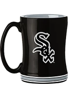 Chicago White Sox 14oz Relief Ceramic Mug - Black