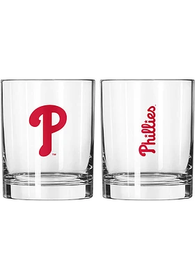 Philadelphia Phillies 14oz Gameday Rock Glass - Red