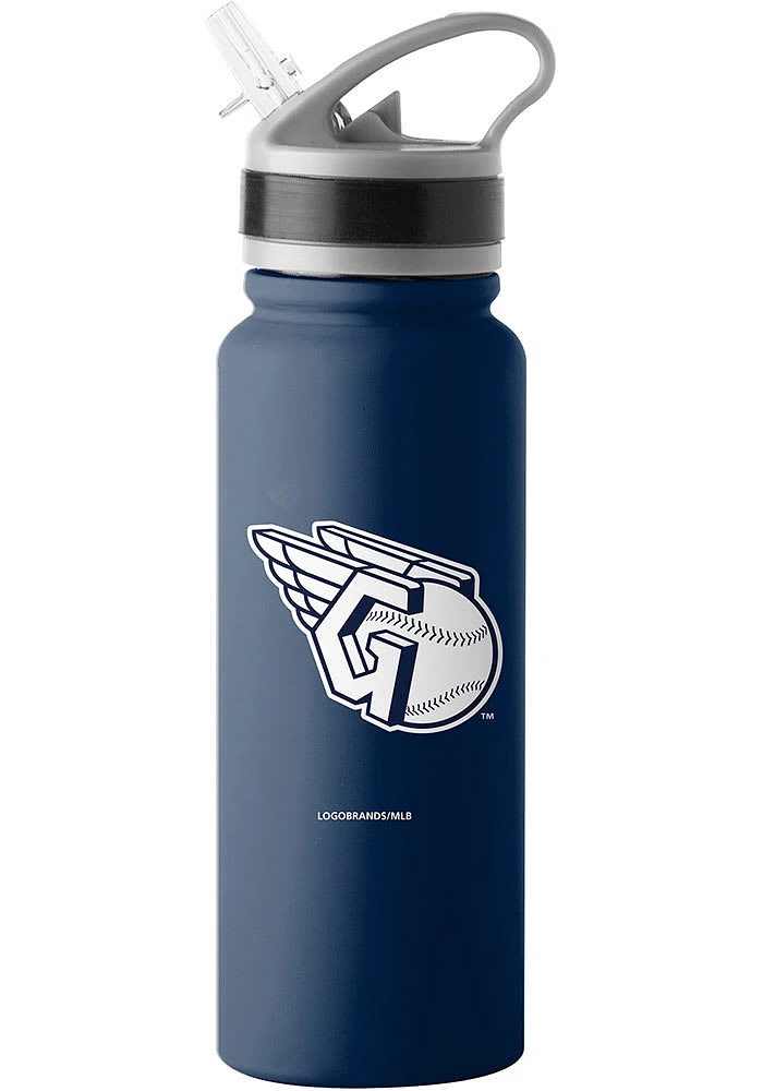 Cleveland Guardians 25oz Flip Top Stainless Steel Bottle - Red