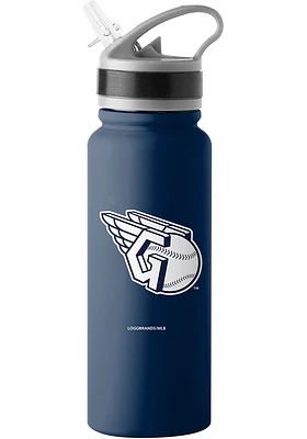 Cleveland Guardians 25oz Flip Top Stainless Steel Bottle - Red