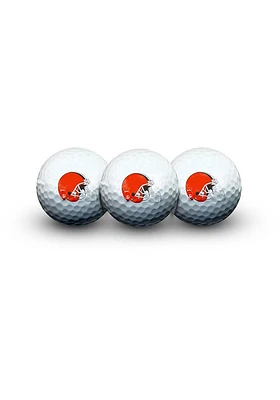 Cleveland Browns 3 Pack Style Golf Balls