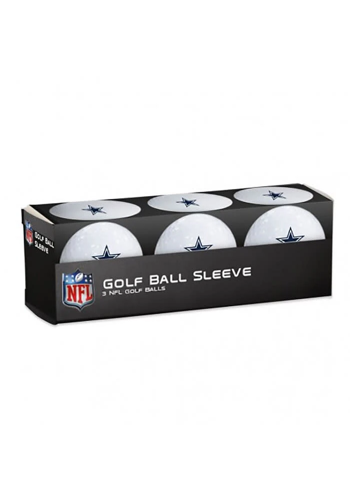 Dallas Cowboys 3 Pack Golf Balls