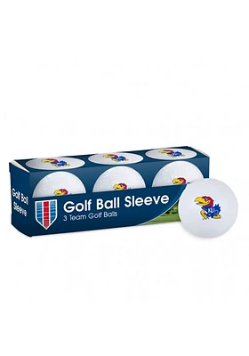 Kansas Jayhawks 3 Pack Golf Balls