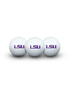 LSU Tigers 3 Pack Golf Balls