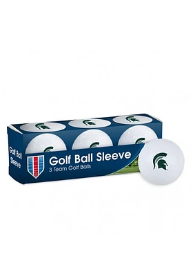 Michigan State Spartans 3 Pack Team Golf Balls