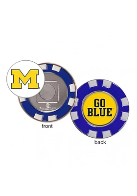 Michigan Wolverines Poker Chip Golf Ball Marker