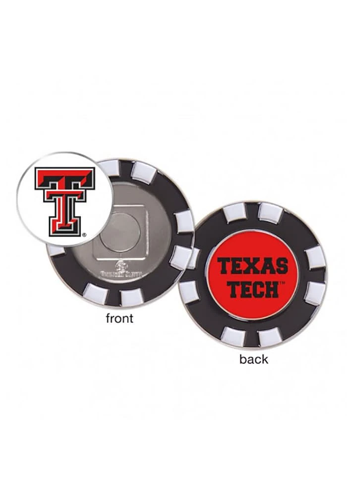 Texas Tech Red Raiders Poker Chip Golf Ball Marker