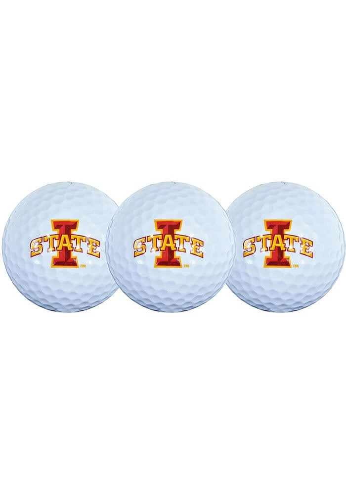 Iowa State Cyclones 3 Pack Logo Golf Balls