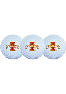 Iowa State Cyclones 3 Pack Logo Golf Balls