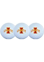 Iowa State Cyclones 3 Pack Logo Golf Balls