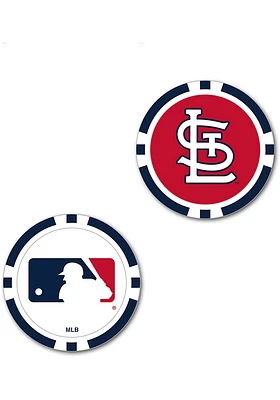 St Louis Cardinals 2-Sided Poker Chip Golf Ball Marker
