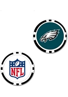 Philadelphia Eagles 2-Sided Poker Chip Golf Ball Marker